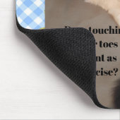 Tuxedo Cat Funny Quote Zwart en Witte Katten Meisj Muismat (Hoek)