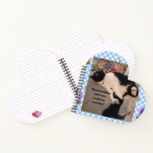 Tuxedo Cat Funny Quote Zwart en Witte Katten Meisj Notitieboek (Binnen)