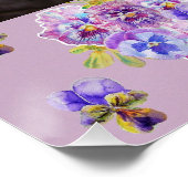 Tuxedo Cat Funny Schattige doet een Mexican Wave Q Perfect Poster (Hoek)