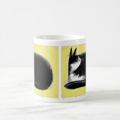 Tuxedo cat - geel koffiemok (Center)