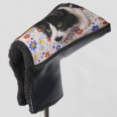 Tuxedo Cat Golf Head Hoesje Golfheadcover (3/4 voorkant)
