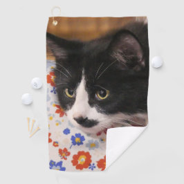Tuxedo Cat Golfhanddoek