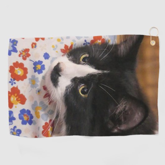 Tuxedo Cat Golfhanddoek (Horizontaal)