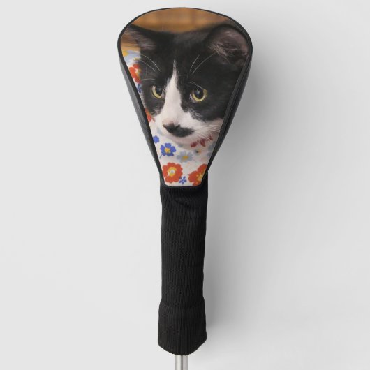 Tuxedo Cat Golfheadcover (Voorkant)