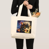 Tuxedo Cat Grote Tote Bag (Voorkant (product))