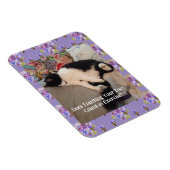 Tuxedo Cat Happy Birthday Touch Toes Card Magneet (Rechterzijde)