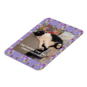 Tuxedo Cat Happy Birthday Touch Toes Card Magneet (Linkerzijde)