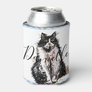 Tuxedo Cat Hartelijk dank voor zwarte en witte kat Blikjeskoeler