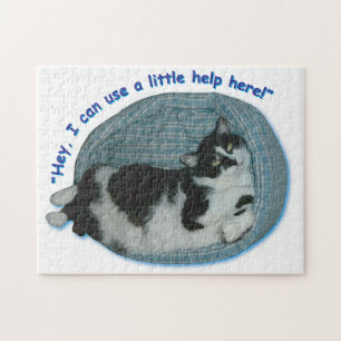 Tuxedo Cat Humor Legpuzzel