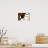 Tuxedo Cat Humor Poster (Keuken)