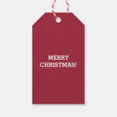 Tuxedo Cat in een gestreept Label met stukap Cadeaulabel (Achterkant)