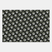 Tuxedo Cat in Window Painting Schattigee originele Inpakpapier Vel (Voorkant 3)