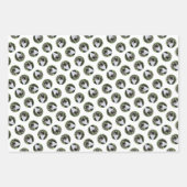 Tuxedo Cat in Window Painting Schattigee originele Inpakpapier Vel (Voorkant 2)