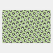 Tuxedo Cat in Window Painting Schattigee originele Inpakpapier Vel (Voorkant)