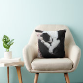Tuxedo Cat Kitty Cats Black en White Caturday Kussen (Stoel)