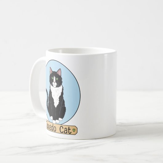 Tuxedo Cat Koffiemok (Voorkant links)