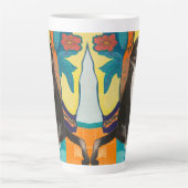 Tuxedo Cat Latte Mok (Voorkant)