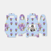 Tuxedo Cat Love You Black and White Cats Cake Bedankdoosjes (Uitgevouwen)