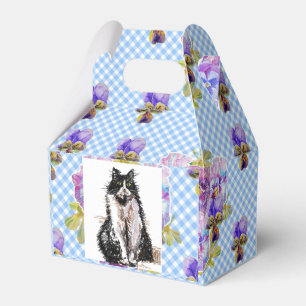 Tuxedo Cat Love You Black and White Cats Cake Favo Bedankdoosjes