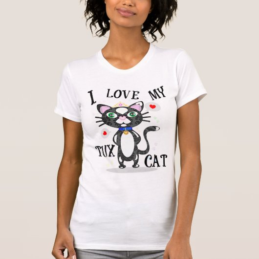 Tuxedo Cat Lover Women's T-Shirt (Voorkant)