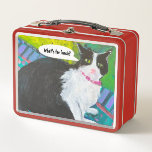 Tuxedo Cat lunchbox