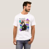 Tuxedo Cat Ma Retro Groovy Cat Lover T-shirt (Voorkant volledig)