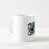 Tuxedo Cat Meowy Kerstmis Koffiemok (Voorkant links)