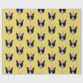 Tuxedo Cat met partijPet Cadeaupapier (Vlak)