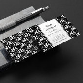 Tuxedo Cat Modern Geometric Visitekaartje