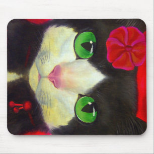 TUXEDO CAT MOUSEPAD MUISMAT