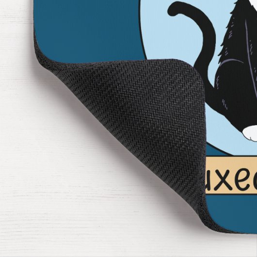 Tuxedo Cat Muismat (Hoek)