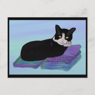 Tuxedo Cat Nap Briefkaarten
