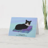 Tuxedo Cat Nap Pensioen Kaarten (Achterkant)