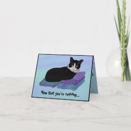 Tuxedo Cat Nap Pensioen Kaarten