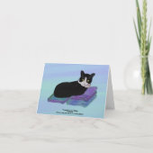 Tuxedo Cat Nap Pensioen Kaarten (Achterkant)