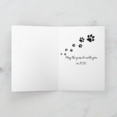 Tuxedo Cat Nieuwjaar 2026 Feestdagen Kaart (Binnen)