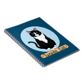 Tuxedo Cat Notitieboek (Rechterzijde)