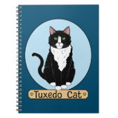 Tuxedo Cat Notitieboek (Voorkant)