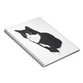 Tuxedo Cat Notitieboek (Rechterzijde)