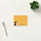 Tuxedo Cat op Geel Personaliseren Post-it® Notes (Kantoor)