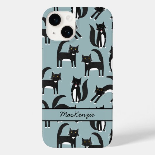 Tuxedo Cat op maat Case-Mate iPhone Case (Achterkant)