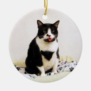 Tuxedo Cat Ornament