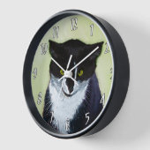 Tuxedo Cat Paining - Kute Original Cat Art (Hoek)