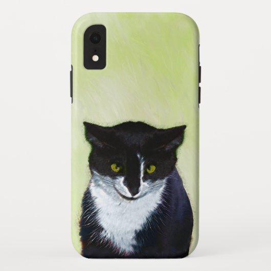 Tuxedo Cat Paining - Kute Original Cat Art Case-Mate iPhone Case (Achterkant)
