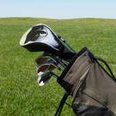 Tuxedo Cat Paining - Kute Original Cat Art Golfheadcover (Insitu)