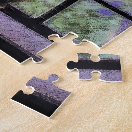 Tuxedo Cat Paining - Kute Original Cat Art Legpuzzel (Zijkant)