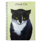 Tuxedo Cat Paining - Kute Original Cat Art Notitieboek (Voorkant)