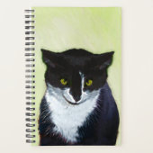 Tuxedo Cat Paining - Kute Original Cat Art Planner (Voorkant)