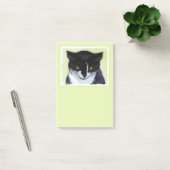 Tuxedo Cat Paining - Kute Original Cat Art Post-it® Notes (Kantoor)