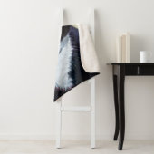 Tuxedo Cat Paining - Kute Original Cat Art Sherpa Deken (In situ)